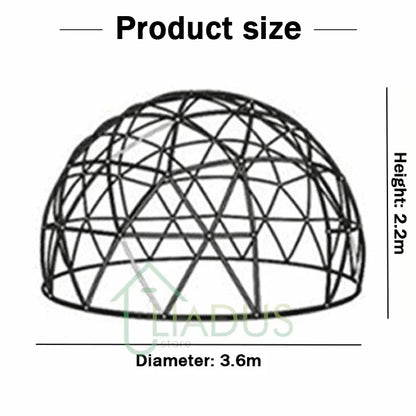 3.6M TPU Clear Bubble Dome Tent for Outdoor Events Parties Camping Cafe Dining - Luxury PVC Garden Igloo Style Tent Bubble Tree