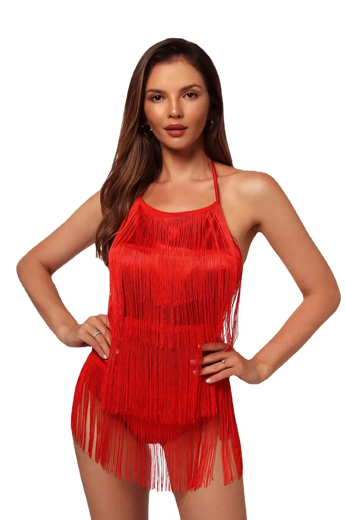 Sexy Backless Solid Bodys Tassel Bodysuit Shorts Jumpsuit Women 2025 Summer Party Festival Rave Outfit Bodycon Rompers Playsuits