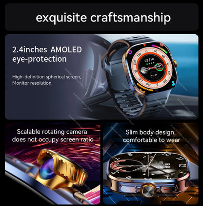 New 5G GPS Smartwatch 2026 2.16" AMOLED Camera WiFi NFC 32GB ROM 2100mAh Can Use SIM Card Clock Video Call Smart Watch Men Women
