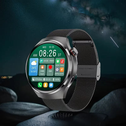 LAXASFIT 1.52" HD Smart Watch Game Dial Dynamic Dial Bluetooth Call Voice Assistant Fitness Tracker Wireless Charging
