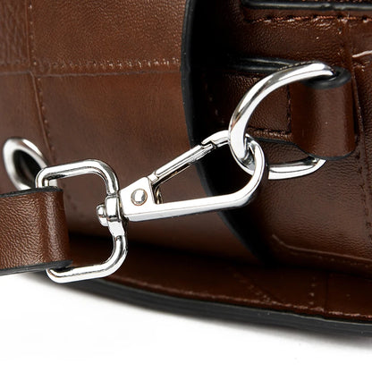 New Fashion Crossbody Bags Women's Genuine Leather Bag Simple Tote Bag Vintage Boston Handbag Luxury Design Female Shoulder Bags