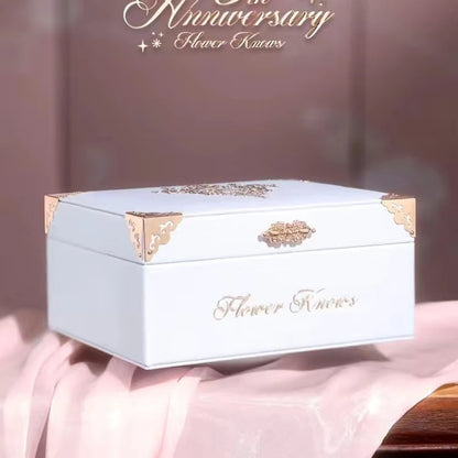 Flower Know Strawberry Rococo All-In One Gift Set Makeup Kit Full Professional Garden Mirror Blush Powder Lip Cream Flowerknows
