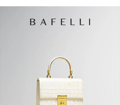 BAFELLI WOMEN'S BAG NEW FASHION LADY STYLE ELEGANT FEMALE HANDBAG K GOLD GENUINE LEATHER SHOULDER LUXURY BRAND PURSE 2026
