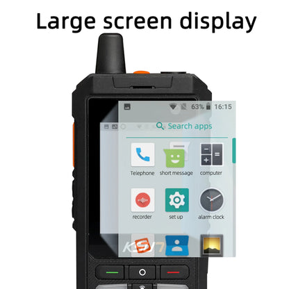 Compatible With ZELLO Walkie Talkie Phone 4G Android WIFI Blue-Tooth Touch Screen Two Way Radio Global Long Range KSUN ZL20