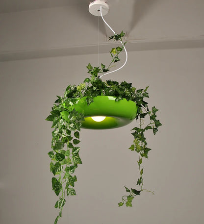Nordic Plant Pendant Lights DIY garden Led Lamp Flower Pot Hanging Lamp Dining Room Restaurant Lighting Fixtures Home Decor