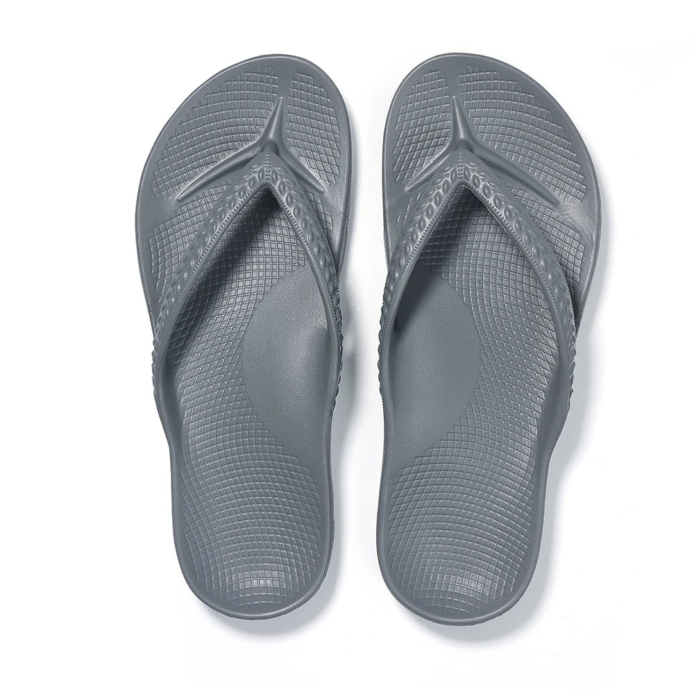 Asgard Summer Flip Flops Comfort Non-slip Flat Rubber Sandals With Stretchable Strap Unisex Cozy Casual  Beach Vacation Slippers