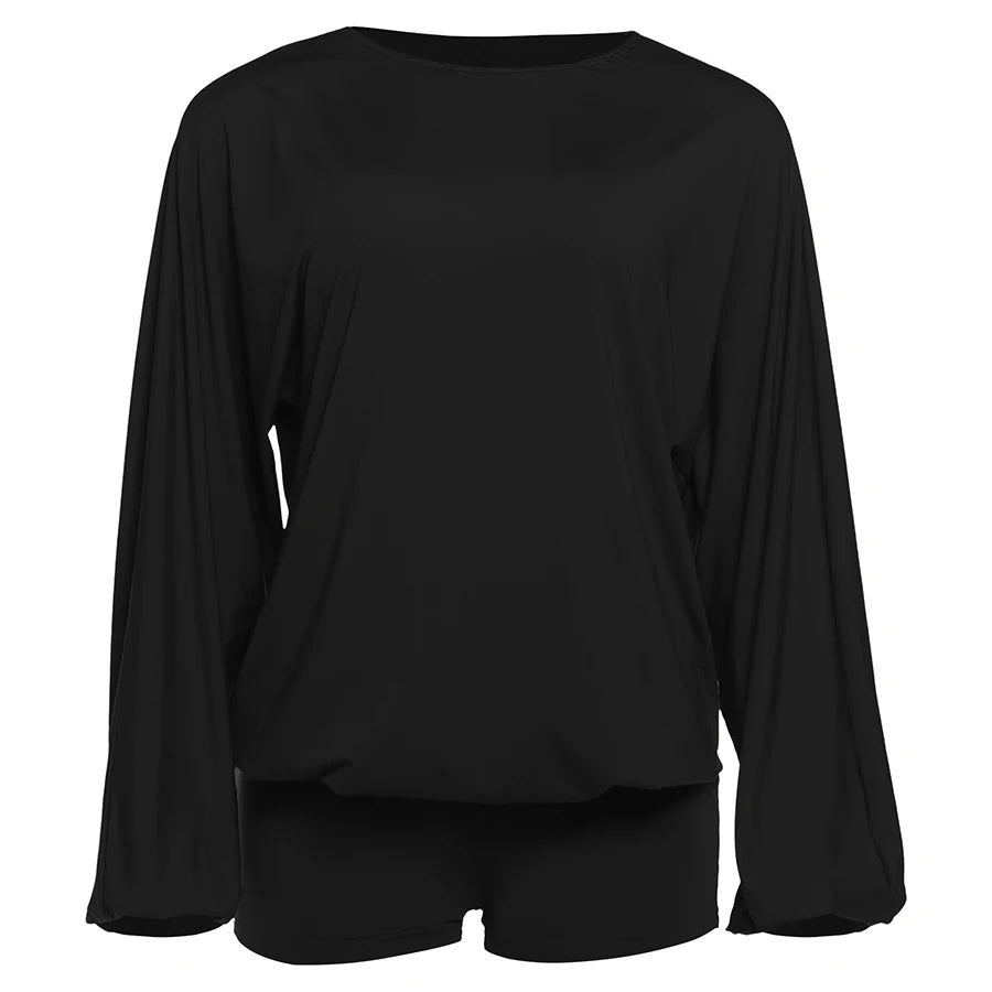 Weird Puss Sexy Backless Romper Women O-Neck Full Sleeve Hottie Simple Fashion Street Stretch Slim Midnight Clubwear Playsuit