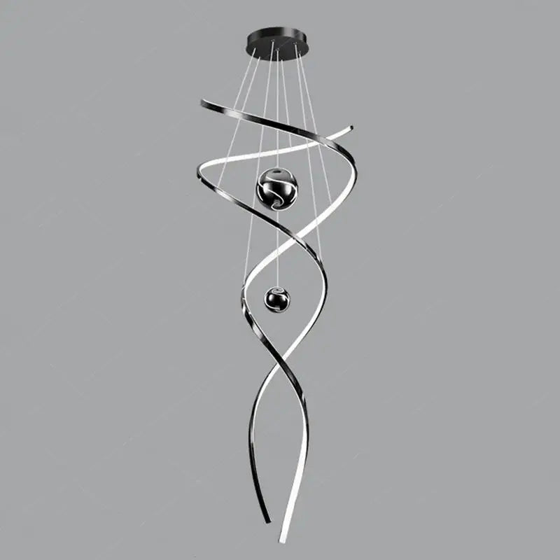 Modern home decor led lights pendant light lamps forstaircase Chandeliers for living room hanging light indoor lighting