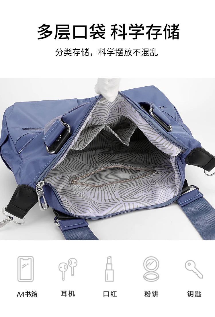 New Fashion Luxury Women's Crossbody Bag High Quality Large Capacity Shoulder Bag Waterproof Multi Functional Handbag For Women