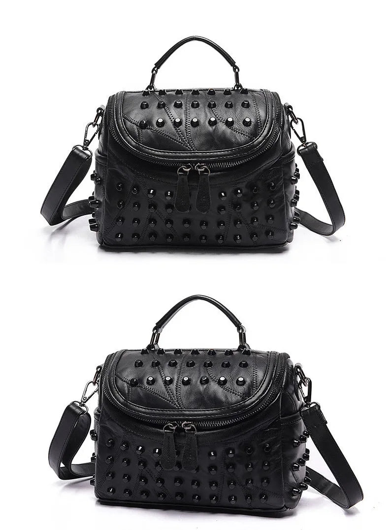Luxury Women Genuine Leather Bag Sheepskin Messenger Bags Handbags Famous Brands Designer Female Handbag Shoulder Bag Sac