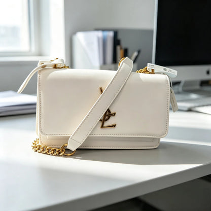 European high-end elegant leather women's handbag crossbody bag crossbody bag luxury designer classic popular multifunctional