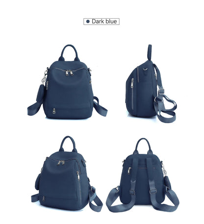 Zency Women's Genuine Leather Backpack High-Quality School Bag Travel Female Shopper Shoulder Satchel Rucksack Commuter