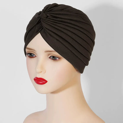 Women's Elastic Pullover Yoga Hat Watermelon Headscarf Hat Indian Headwrap Middle Eastern Muslim Hat
