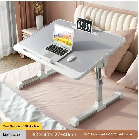 Bedroom Office Desk Compact Computer Study Height Adjustable Folding Laptop Bed Table Portable Computer Desk Student Dorm
