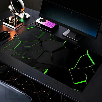 Cool Geometric Pattern 3D Mouse Pad XXL Computer Laptop Mousepads Office Large Gaming Mousepad Rubber Bottom Non-Slip Desk Mat