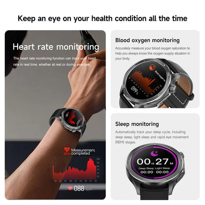 2025 New For OPPO Watch X2 GPS Smart Watch Men High-end Business Men Bluetooth Call IP68 Waterproof Fitness Tracker Smartwatches