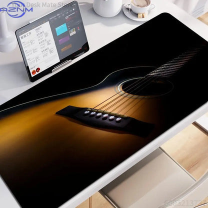 Large Mouse Pad .Mousepad Fender Guitar Gamer Keyboard Mat Game Mats Office Accessories Mausepad Gaming Computer Table Stitch