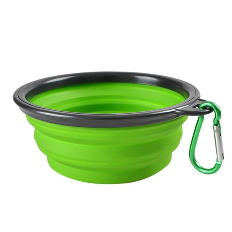 Durable TPR Portable Pet Food Bowl for Cats And Dogs Silicone Collapsible Travel Outdoor Water Food Bowl for Pets