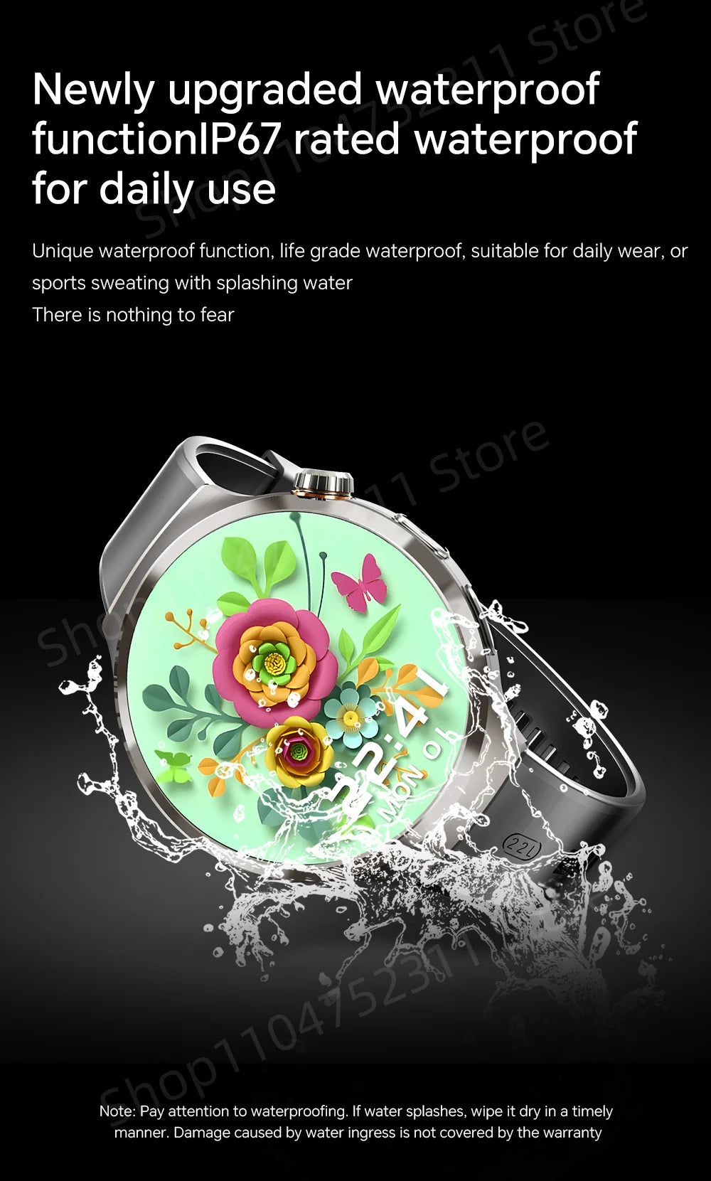 4G 5G Cellular Version Android 13.0 Smartwatch GPS Wifi Smart Watch With 190° Rotary Camera Dual System WIFI Google Play Store