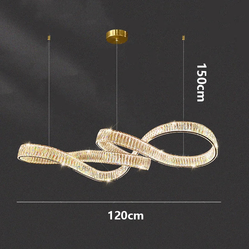 home decorationPendant lights, luxury crystal living room chandelier, dining room Pendant lamp, ceiling light, indoor lighting
