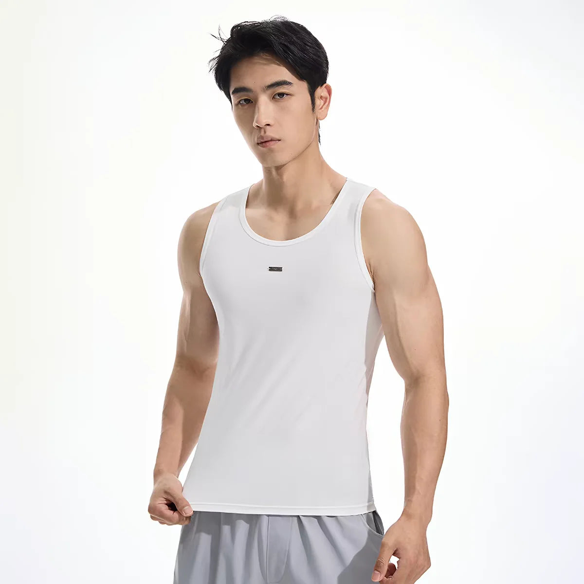 DROZENO Stretch Swimsuit Glossy Oil Bright Color-blocking Japanese T-shaped Backless High-fork Conjoined Swimming