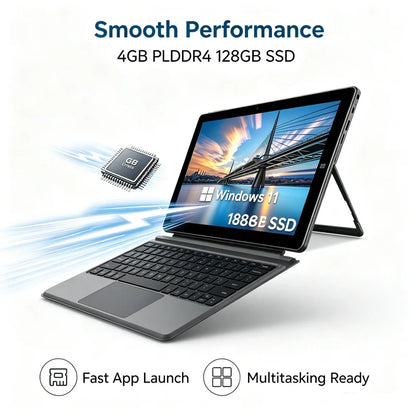 10.1 inch 4GB RAM 128GB ROM Cube Iwork20 Laptop Tablet PC IPS Display CPU Intel Core N4020 CPU Intel HD Graphics 1920x1200 Pixel
