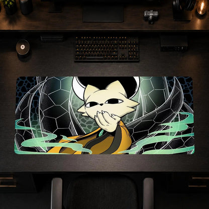 Nine Sols Mouse Pad Gaming office Non-slip Desk Mat Diy Mousepad Large Game Keyboard overlock