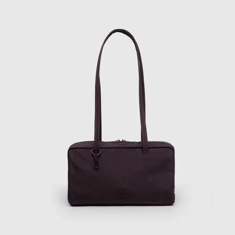 Brand Nylon Bowling Tote Bag Women Luxury Large Capacity Simple Versatile Shoulder Purse Ultralight Zipper Commuting Travel Bag