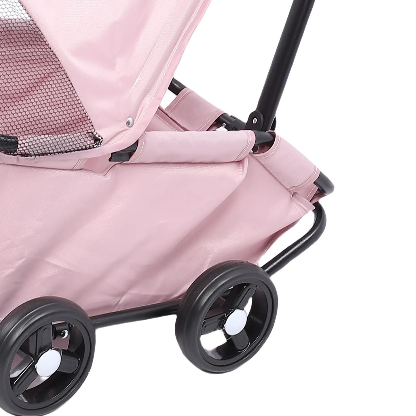 Multifunctional Pet Stroller with Canopy 4 Wheels Foldable Pet Strolling Cart for Small Dogs Cats Lightweight Easy Assembly