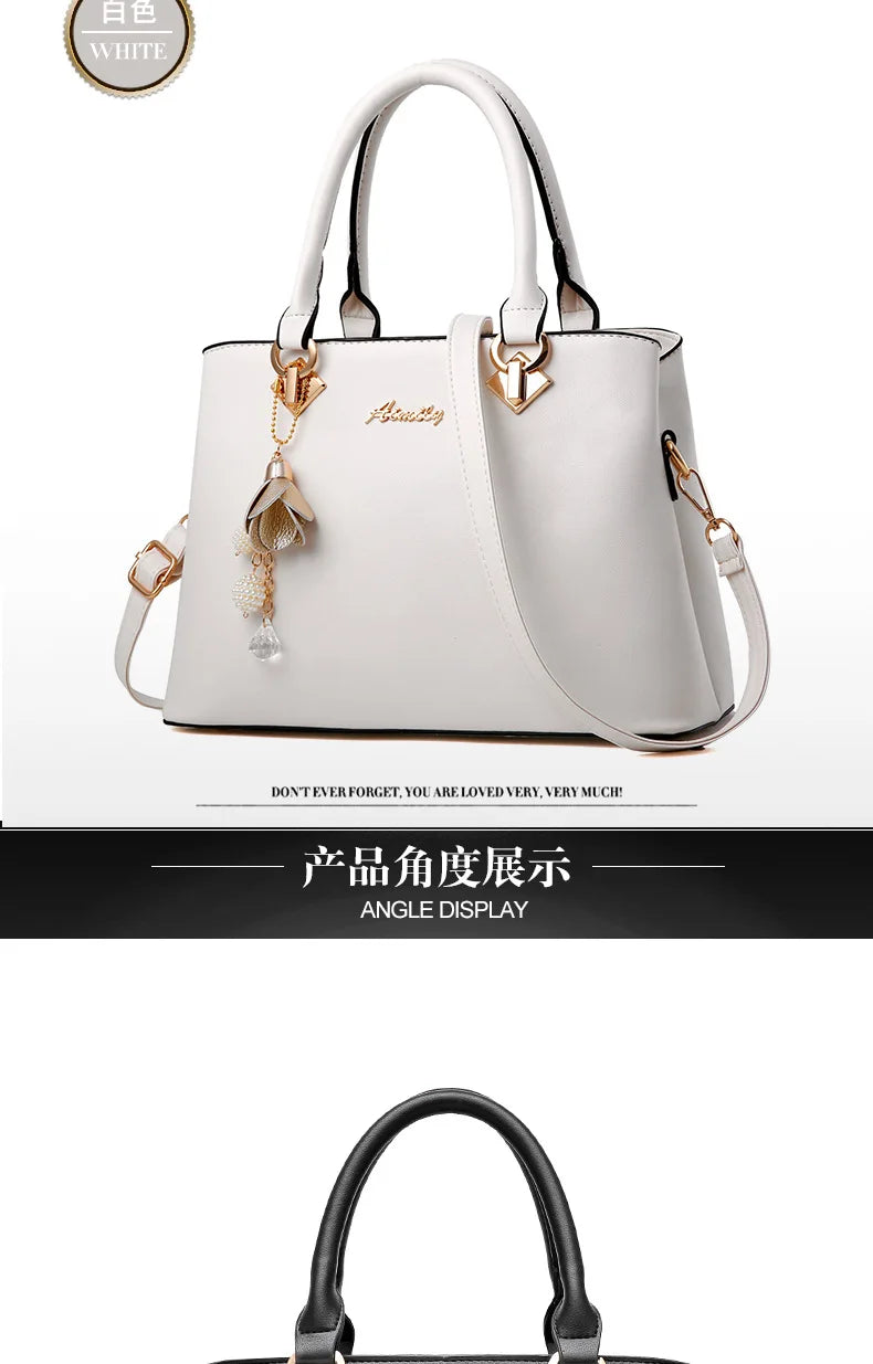 Luxury Handbags Women Bags Designer High-quality Leather Shoulder Bags for Women 2025 Casual Solid Color Purse and Handbags Sac