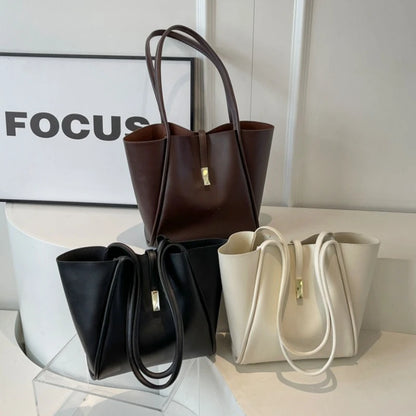 Branded Designer Shoulder Tote Bags For Women Soft PU Leather 2-IN-1 Big Capacity Shopper Tote Set 2025 Luxury Designer Handbags