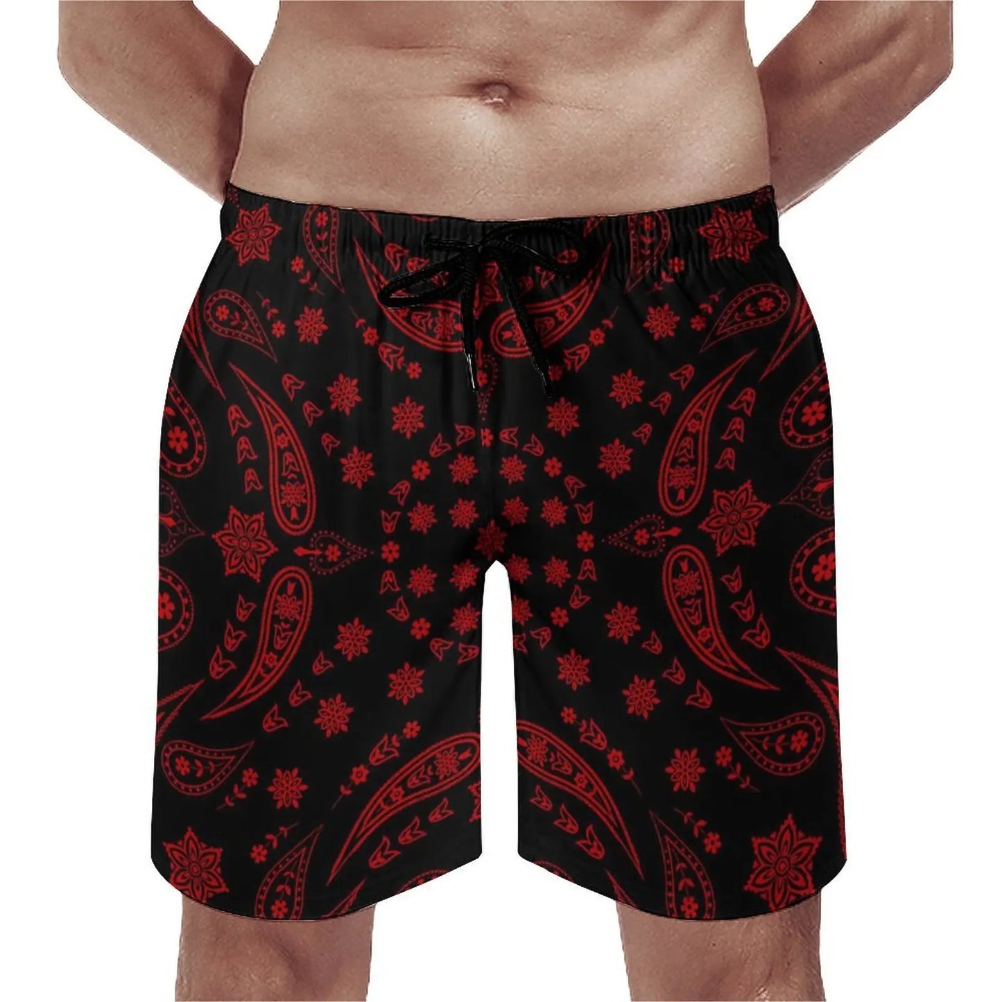 Customizable Bandana Men'S And Women'S Swimsuits Women One Piece Swimsuits Men Swimming Trunks And Beach Couple Outfits