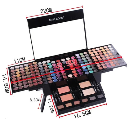 180 Colors Makeup Palette Gift Set Box Blush Lip Stick Long Lasting Cosmetics Kit Primer Luminous Make Up Set