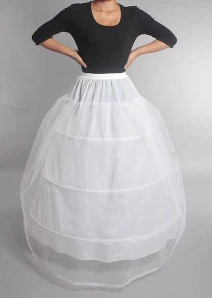 In Stock 6 Hoops Wedding Petticoat Crinoline Slip Bridal Underskirt Puffy High Quality Customized