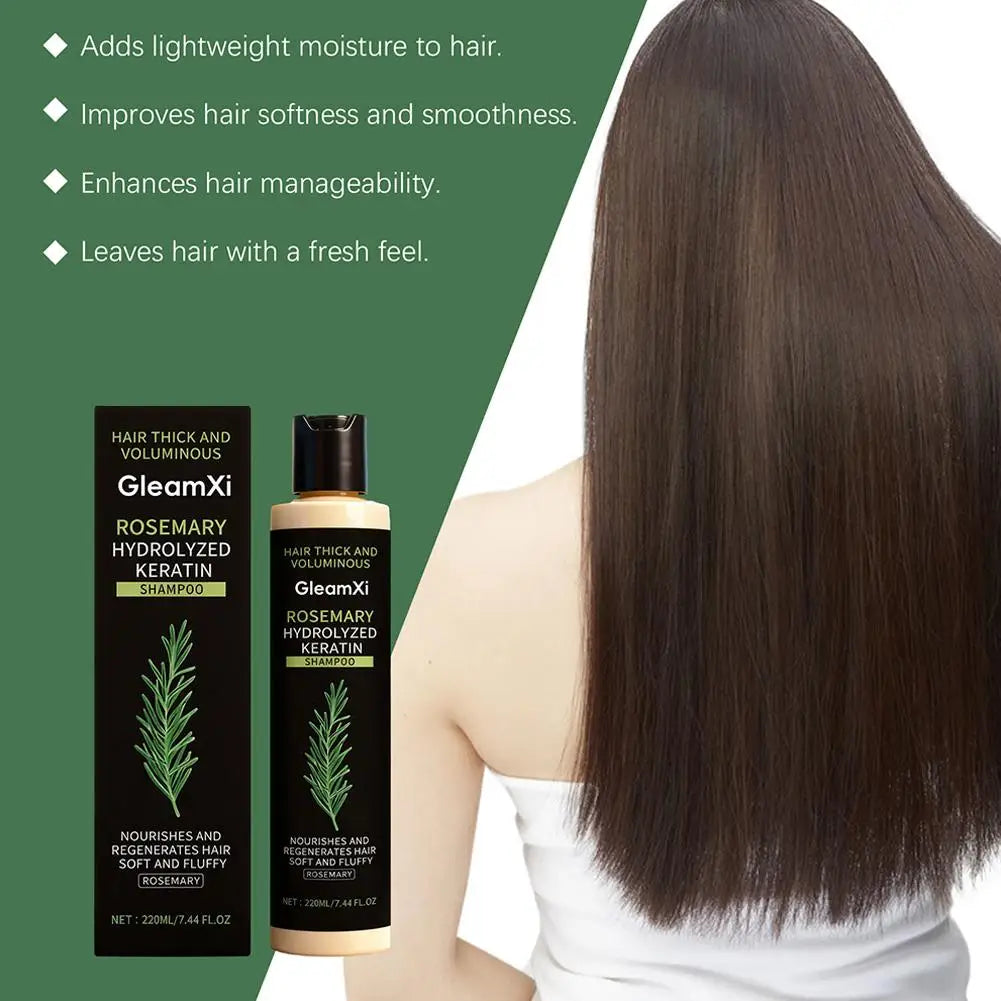 100ml/220ml Rosemary Shampoo Organic Thickening Oil Hair Growth for Thinning Hair & Hair Loss Volumizing Natural Shampoo