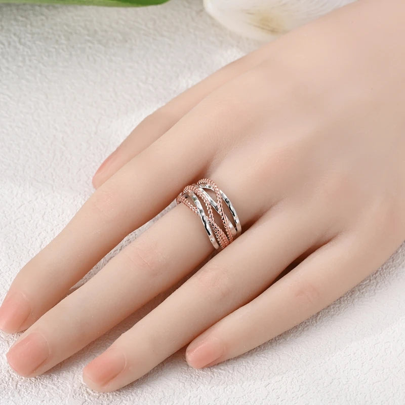 Original 925 Sterling Silver Ring Sun Star Moon Love Bowknot Sunflower Ring For Women Wedding Anniversary Ring Jewelry Gift
