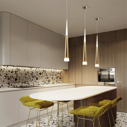 Luxury Waterdrop Bedroom Bedside LED Pendant Lights Kitchen Island Bedroom bar Table Dining Room Hanging Light Home Chandelier