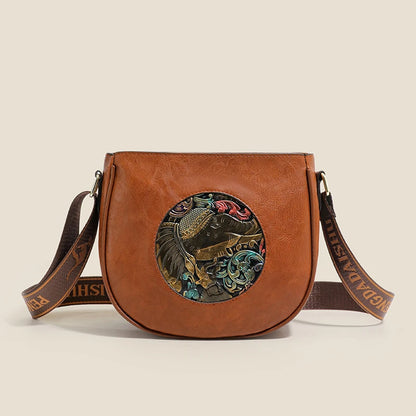 Vintage 3D Floral Embossed Crossbody Bag Soft Leather Elegant Shoulder Bag Luxury Handbag Women Bags Designer Mother Ladies Sac