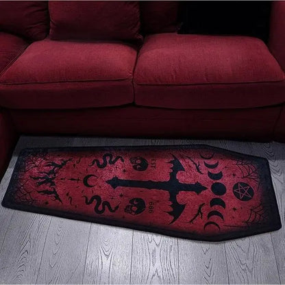 Modern Halloween Party Decoration Floor Mats Antiskid Washable Living Room Sofa Carpet Easy Clean Bedroom Bedside Mat Customized