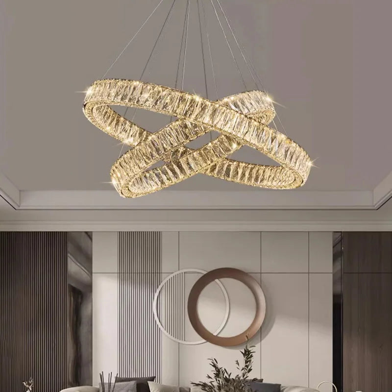 Luxury Crystal Chandeliers Dining Table Light Chandelier Ceiling Light Fixtures Lighting for Living Room Chandeliers Lights Lamp