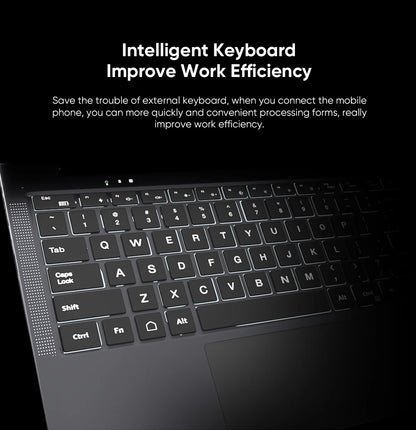 Dopesplay 14.1 inch Portable Lapdock Monitors with Keyboard For Samsung Steam DeX HDR 1200P IPS Laptop External Screen Extender
