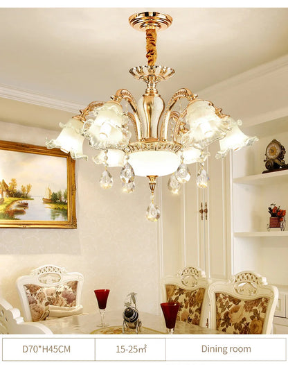 Nordic Modern Luxury Ceiling Chandelier Lighting 2025 Lustre Living Room Hotel Villa Lobby Crystal Hanging Lamp Luminaria Lights