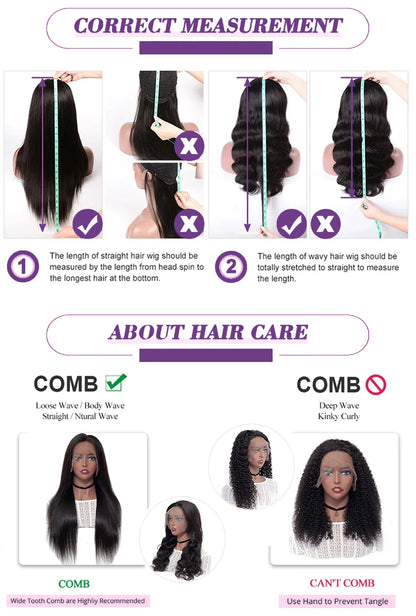 Bob Wig Human Hair 200% Density 13x4 HD Lace Frontal Short Straight Lace Front Bob Wigs For Black Women Human Hair Pre Plucked