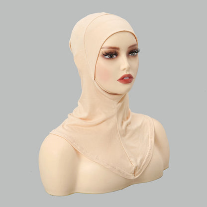 Muslim Inner Cap Hijab For Women Solid Underscarf Hijab Undercap Scarf Turban Hat Islamic Muslim Hijabs Ready To Wear Headcover