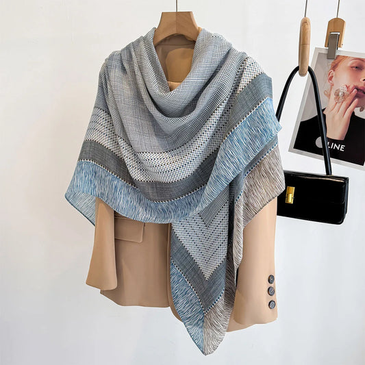 130*130cm Beach Wraps Large Shawl For Women Luxury Printed Square Scarf Breathable Scarves Bandanas Elegant Hijab