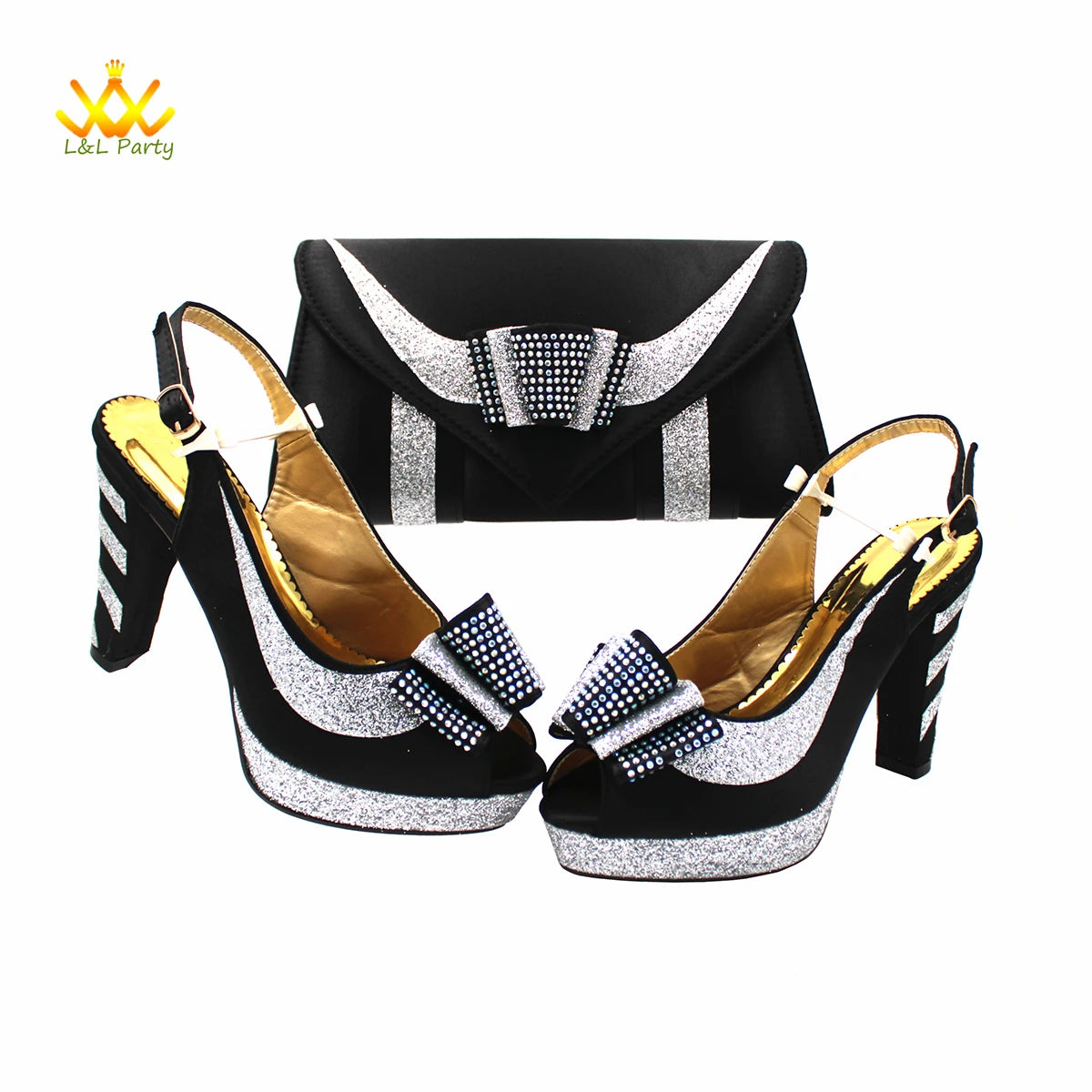 New Spring Autumn Super High Heels Shoes Matching Bag Set in Magenta Color For Nigerian Ladies Wedding Party