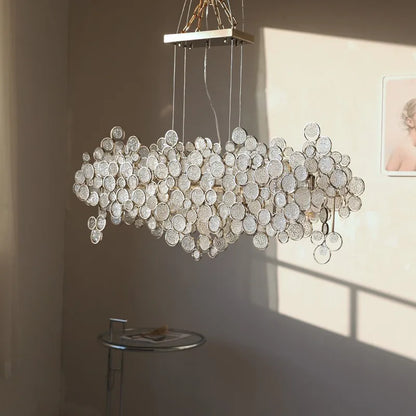 Modern Luxury Creative Living Dining Room Glass Led Chandelier Personality Simple Designer Pendant Lights Bedroom Study Lamps
