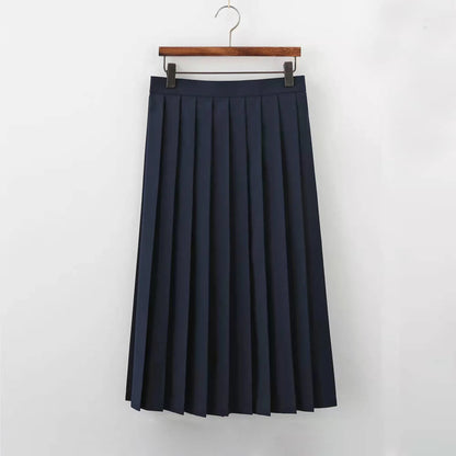 JK Uniform Full Set Basic Spring Shore Gold Two Long-sleeved Japanese Soft Girl Student College Style Sailor Suit
