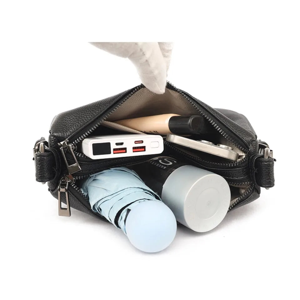 100% Genuine Cow Leather Luxury Handbags Women Bags Designer Ladies Crossbody Shoulder Bags for Women Top Quality Sac A Main New
