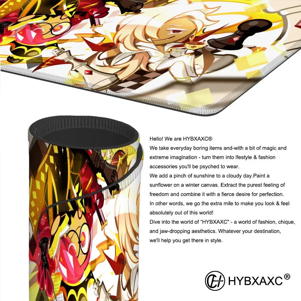 Anime Mousepad Cookie Run K-Kingdom MousePad Gaming Accessories Non-Slip Desk Mat Gamer Pc Cabinet Mouse Pad Laptop Carpet Mats